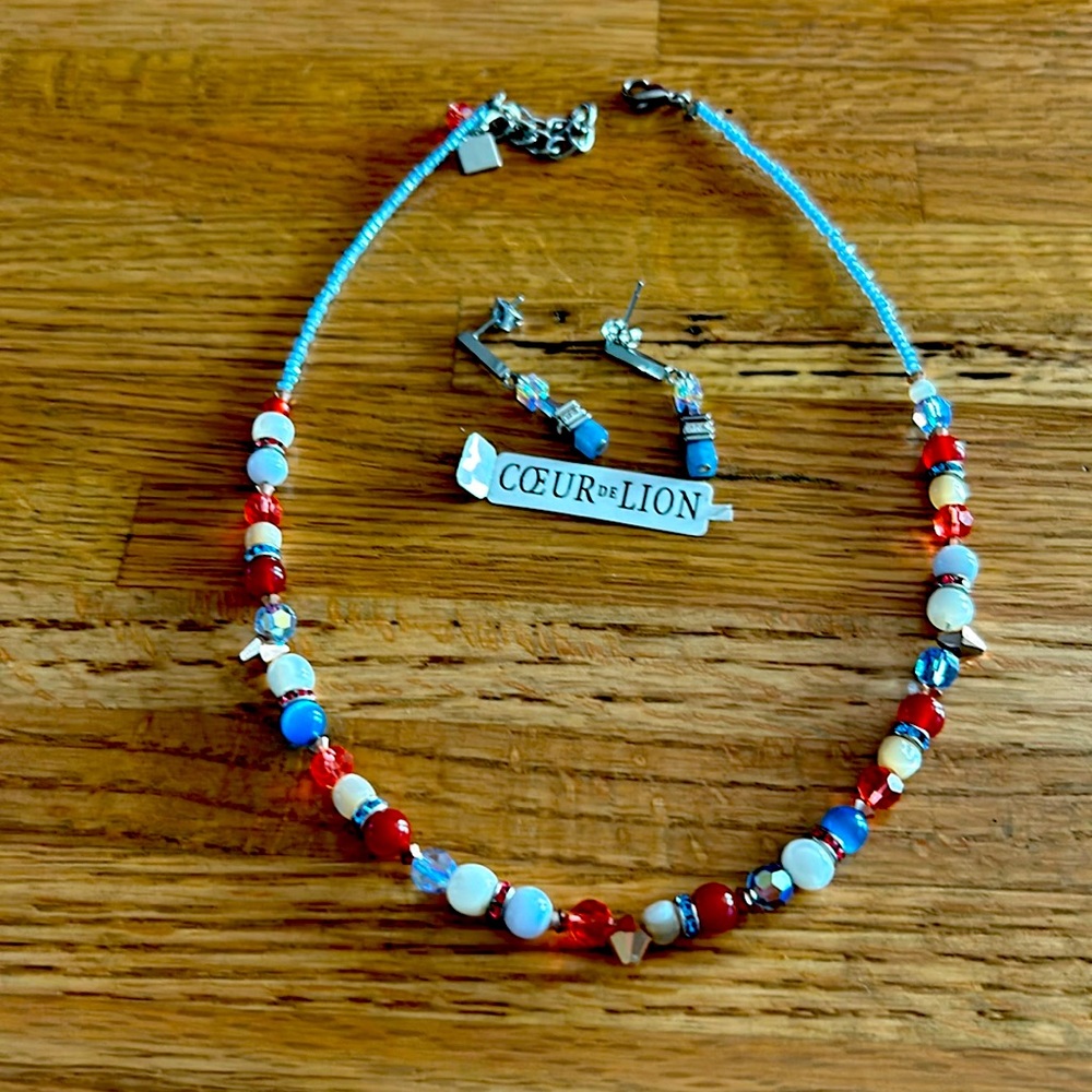 Necklace and Earrings